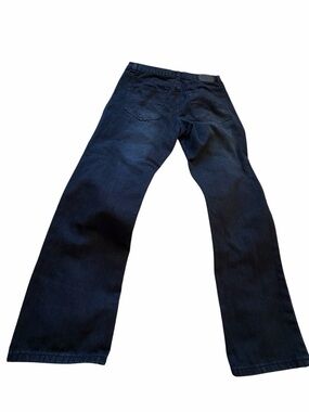 Men’s Moto Jeans Black Denim Altered to 34x30